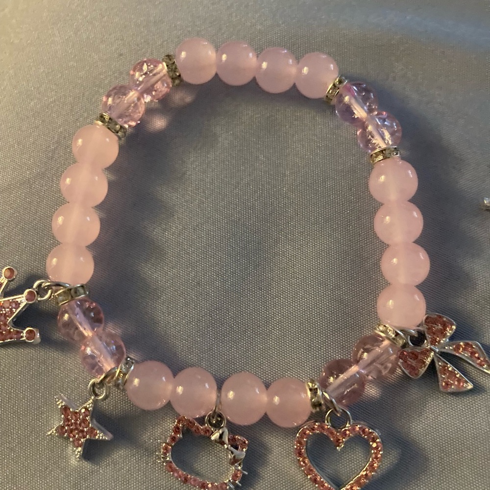 Hello Kitty Pink Charm Bracelet